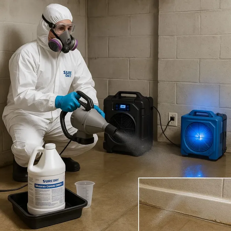 Sanitization and Odor Removal process in Baldwin, MI