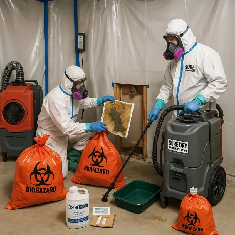 Contaminated Water Handling Protocols process in Baldwin, MI