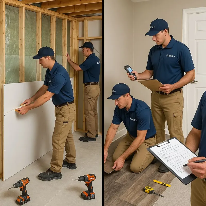 Repairs and Reconstruction process in Baldwin, MI